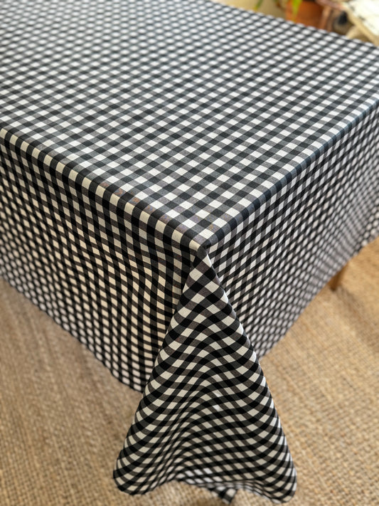 TELA VICHY NEGRO RESINADA