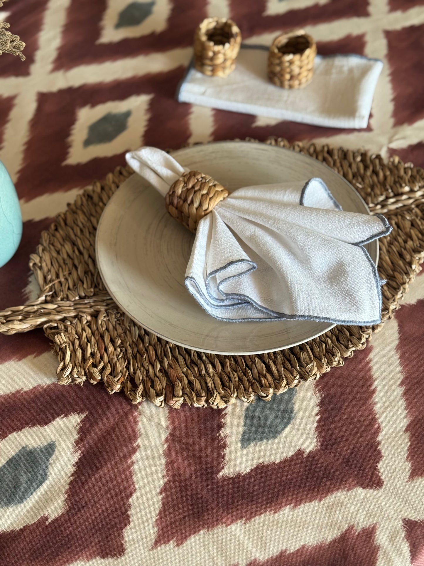 SERVILLETEROS DE RAFIA NATURAL