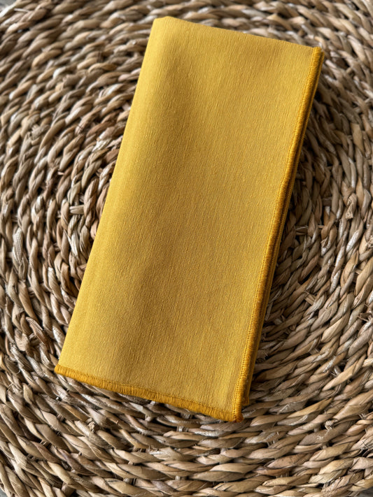 SERVILLETA ALGODÓN MOSTAZA