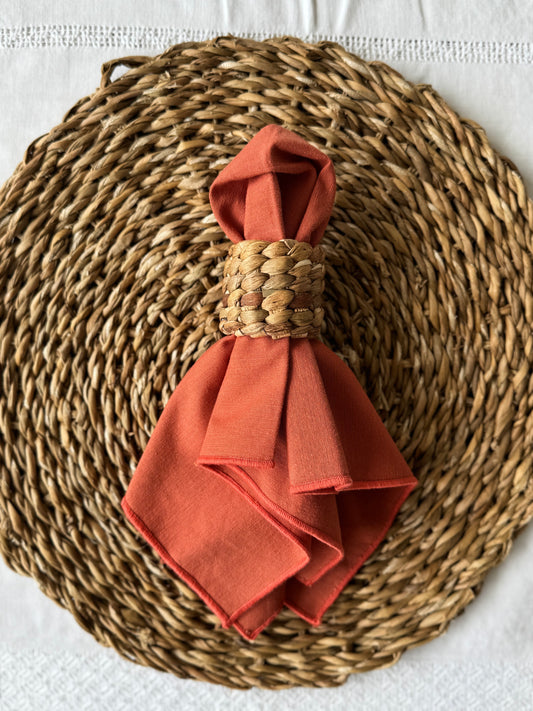 SERVILLETA ALGODÓN CORAL