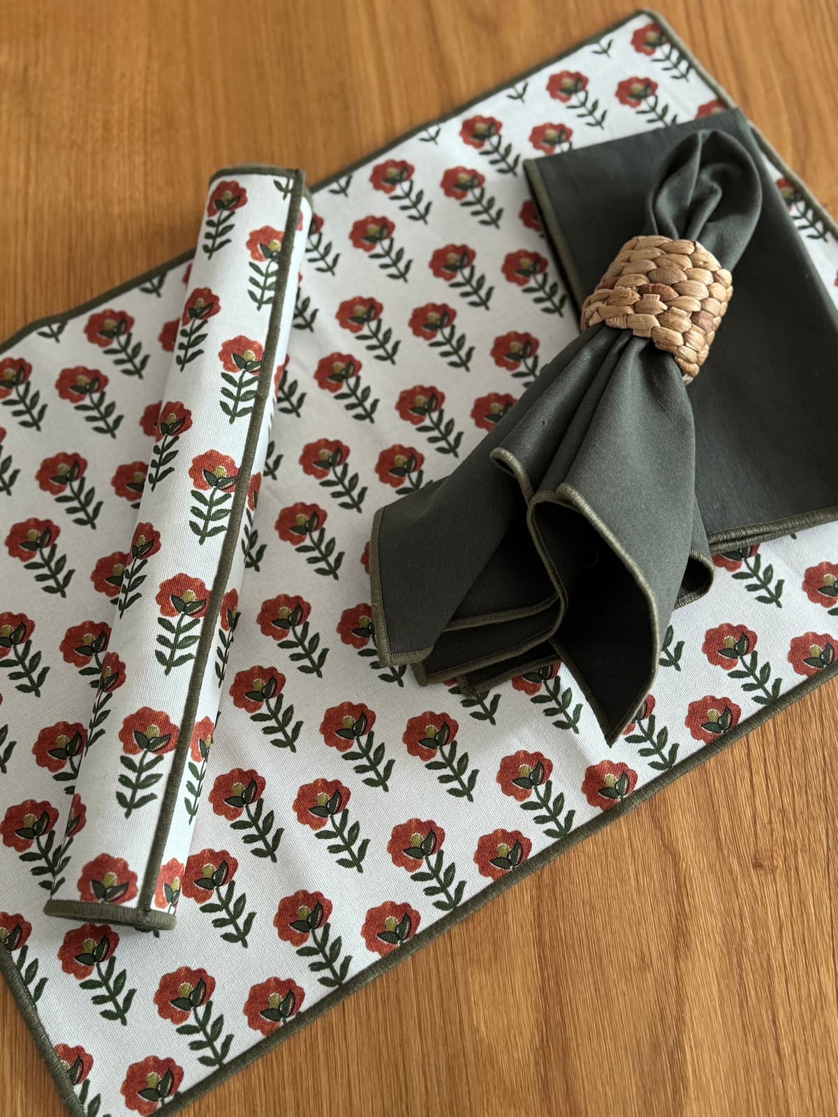 SERVILLETA ALGODÓN OLIVA