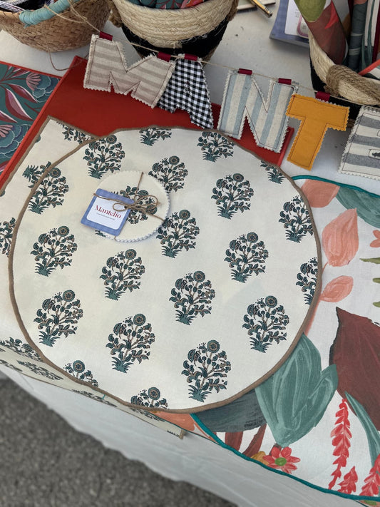 mantel a medida tela Jaipur algodón o anti manchas resinado