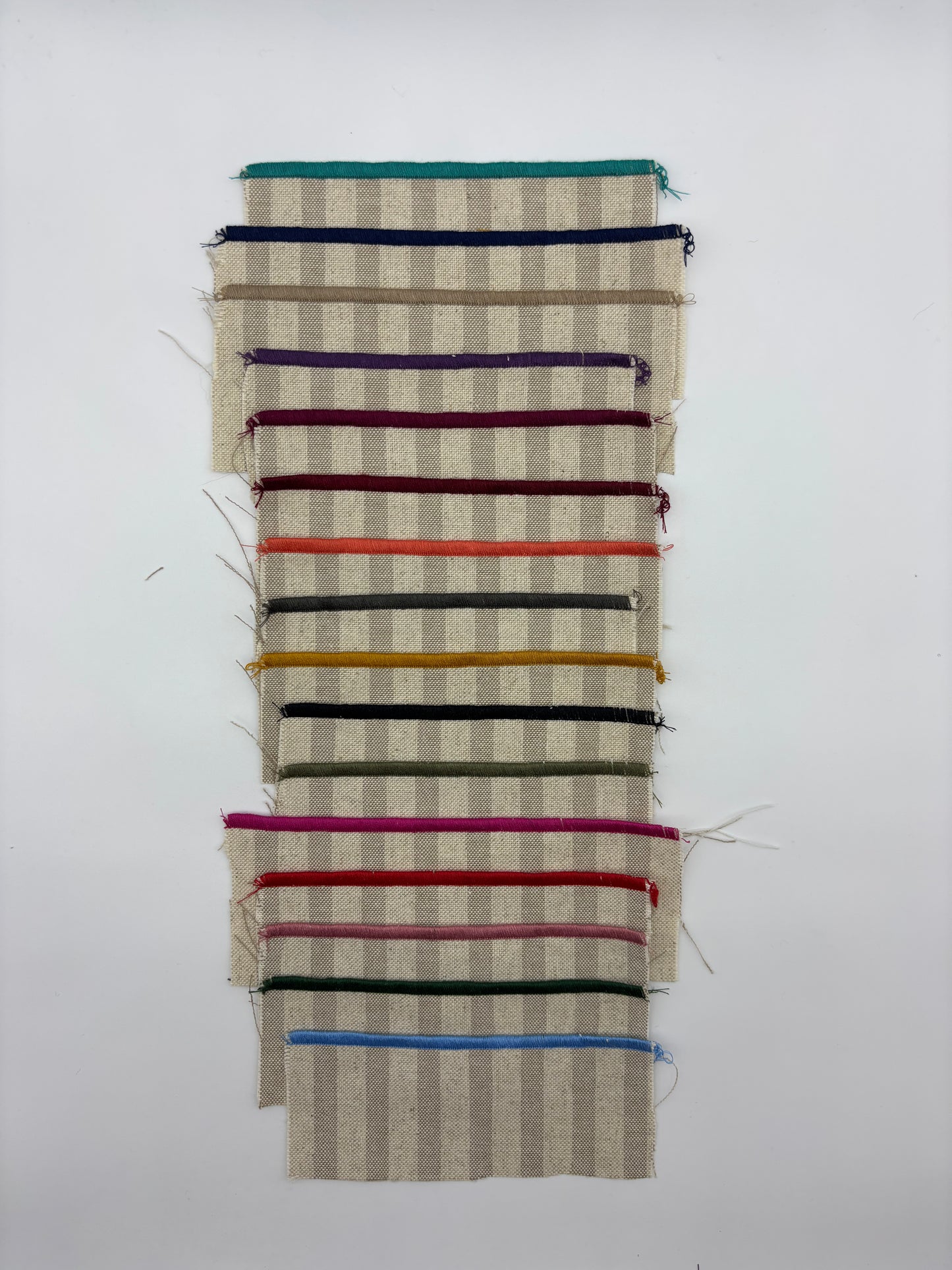 MANTEL ALGODÓN RAYAS BEIGE