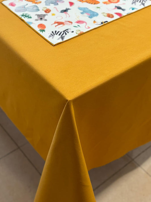 MANTEL ALGODÓN MOSTAZA