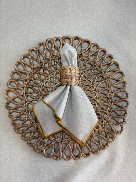 SERVILLETA ALGODÓN RÚSTICA BEIGE