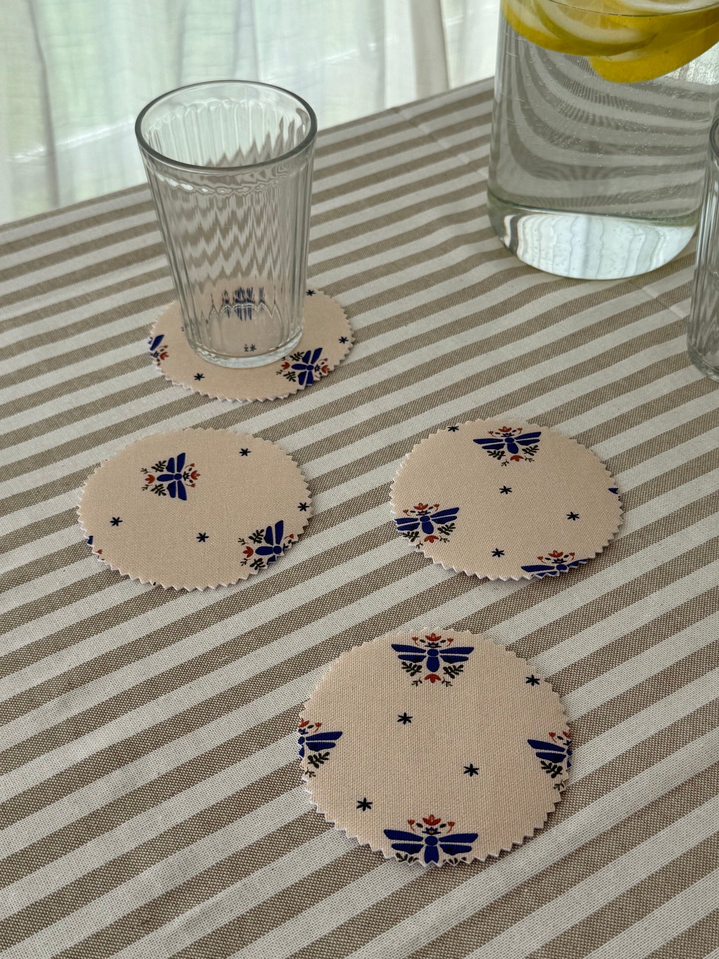 PACK DE 4 POSAVASOS TULUM