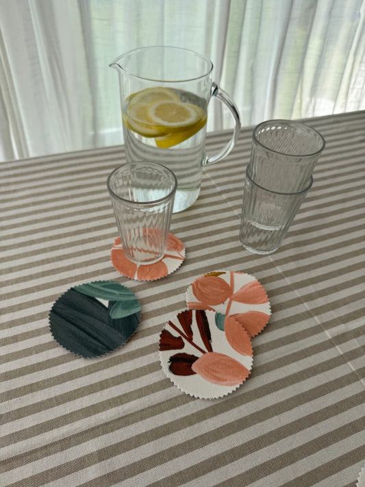 PACK DE 4 POSAVASOS FLORENCIA