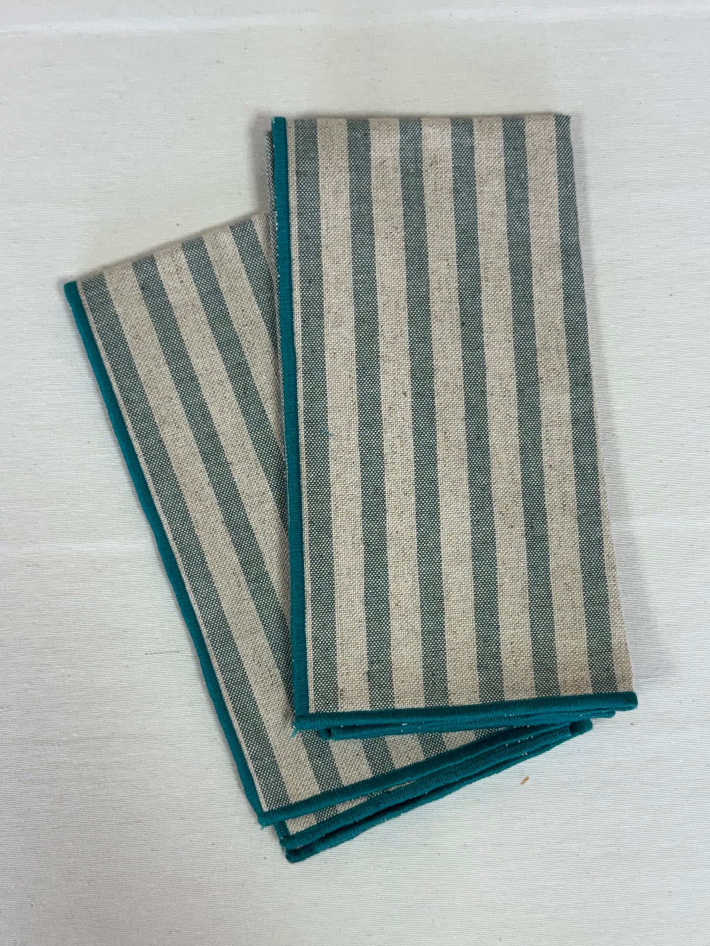 PACK SERVILLETAS RAYAS AGUAMARINA