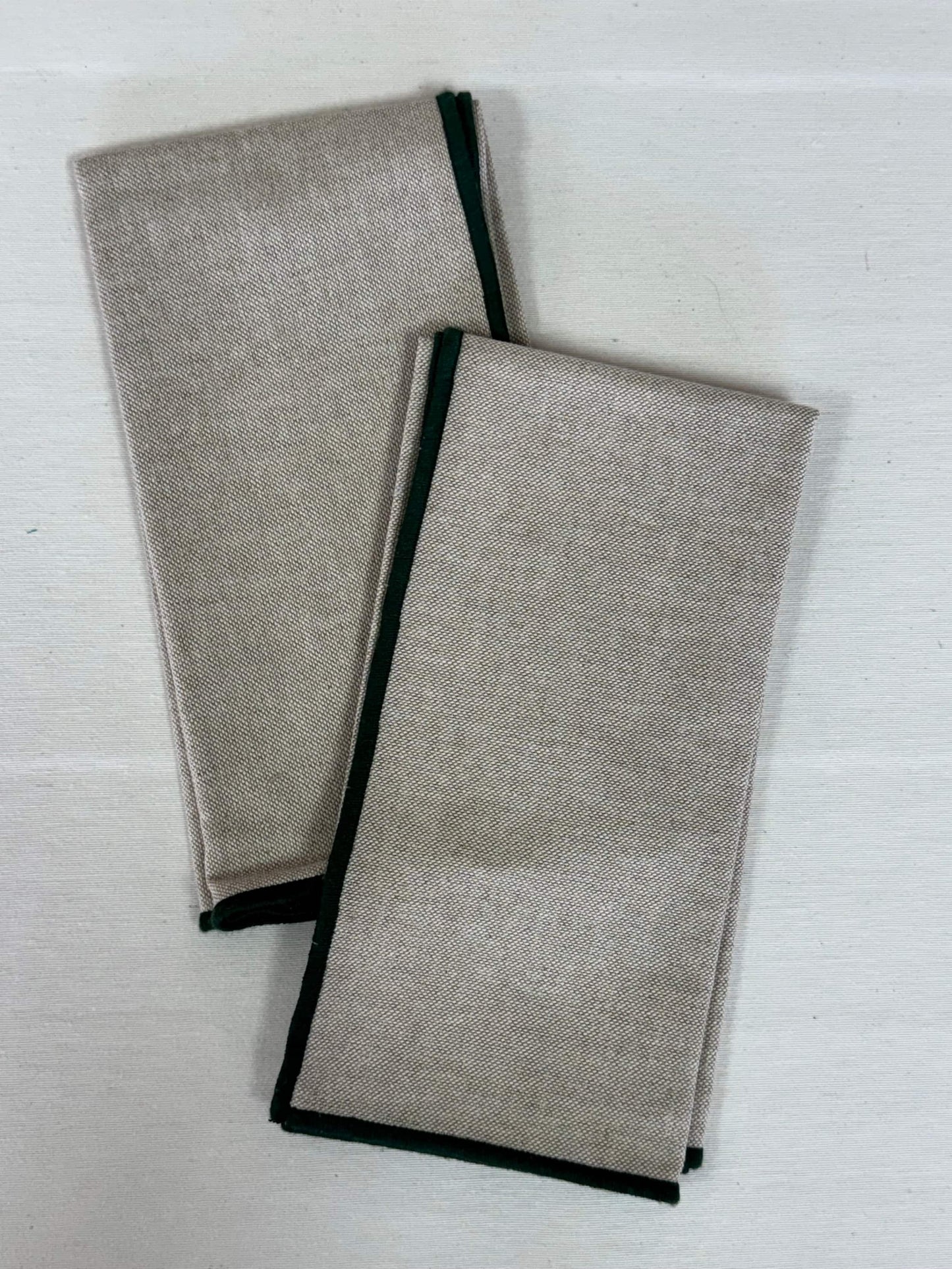 PACK SERVILLETAS RÚSTICAS CON VERDE