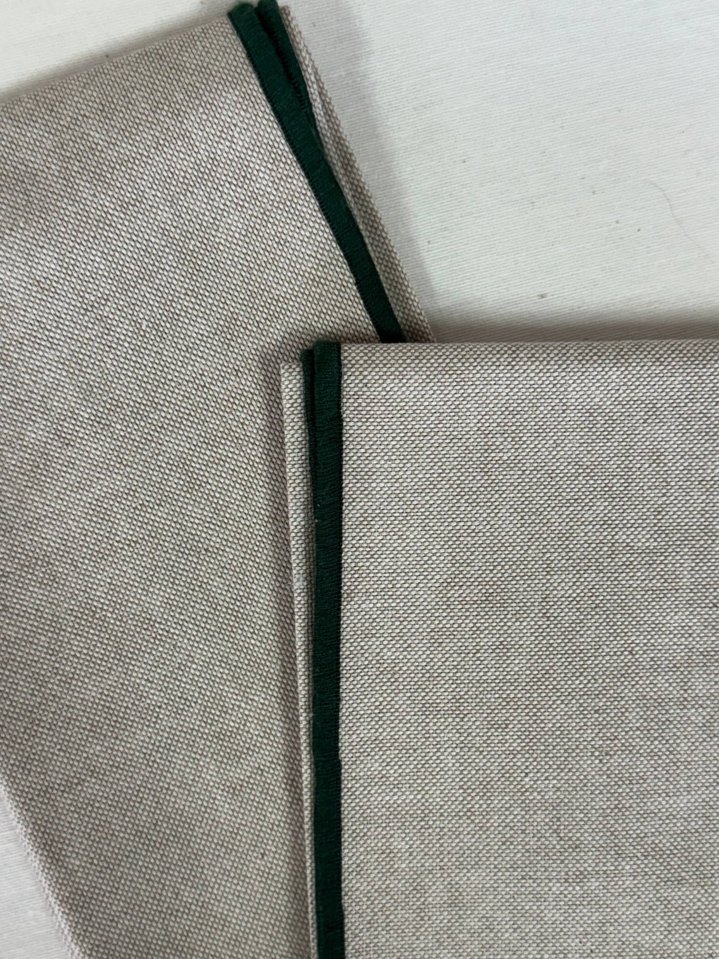 PACK SERVILLETAS RÚSTICAS CON VERDE