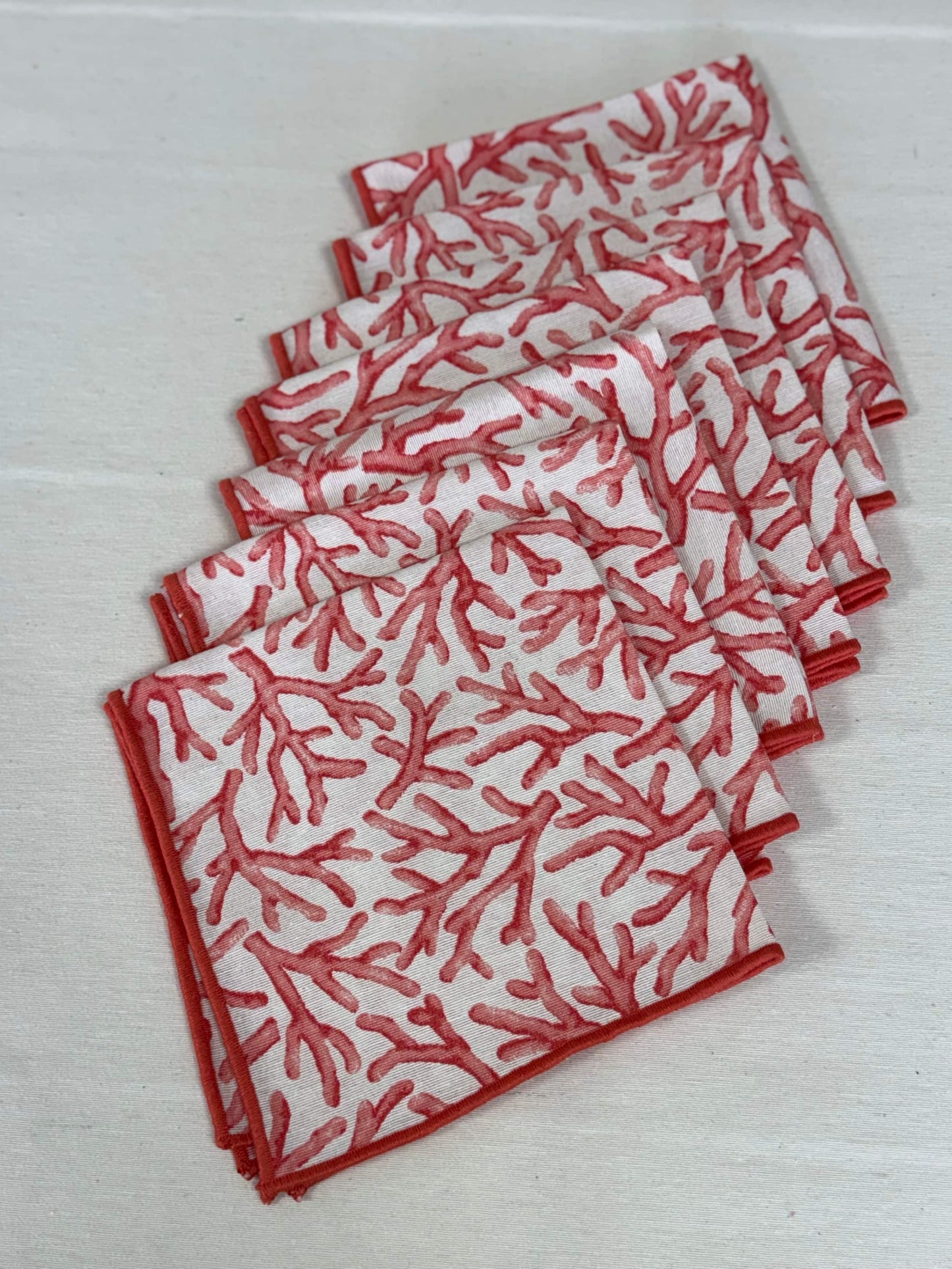 PACK SERVILLETAS CÓCTEL CORAL