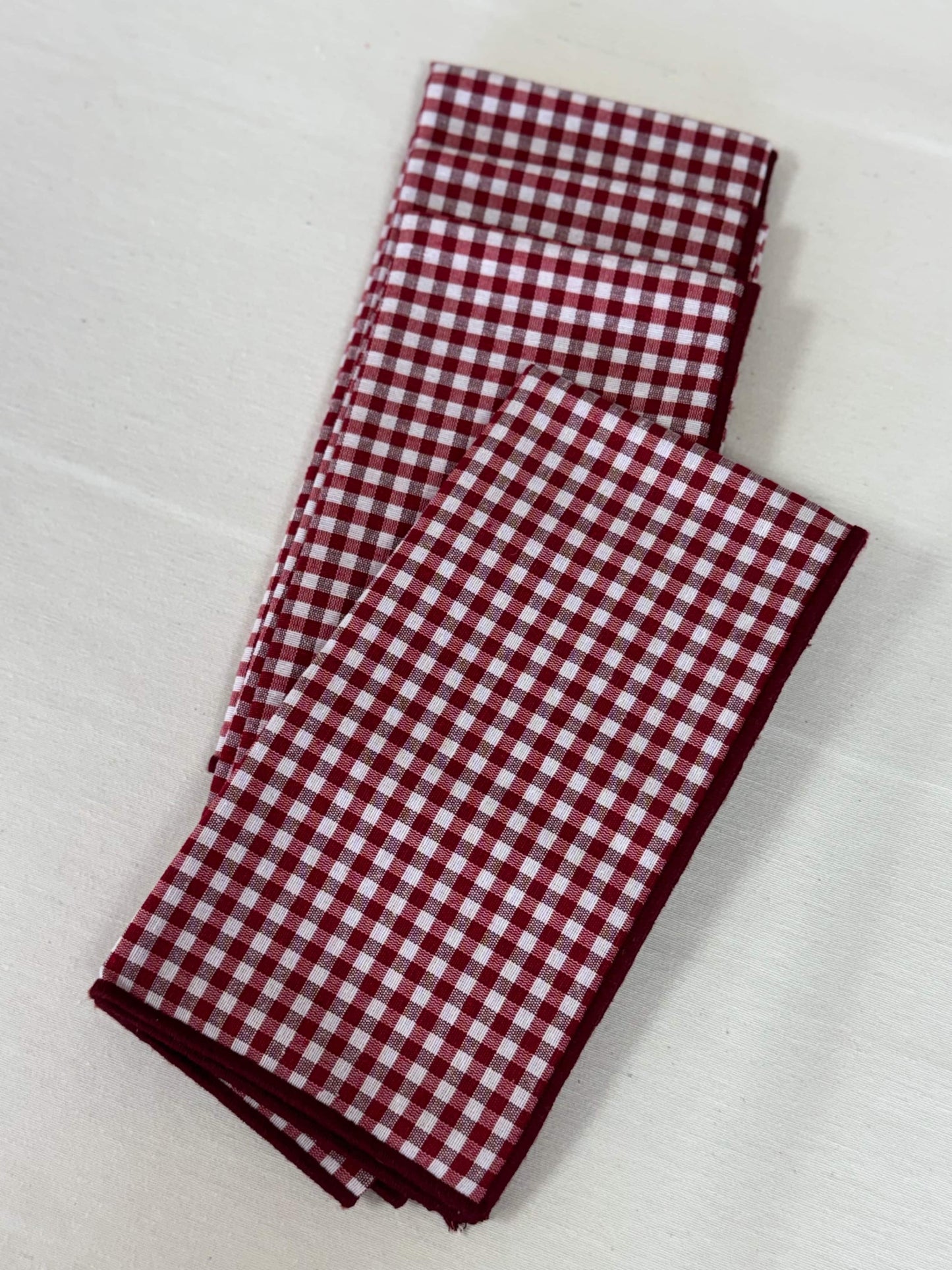 PACK SERVILLETAS VICHY MINI ROJO