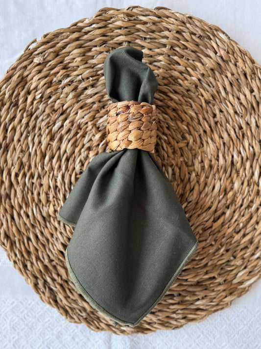 SERVILLETA ALGODÓN OLIVA