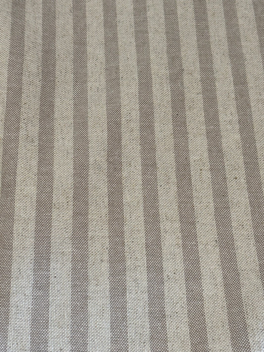 TELA RAYAS BEIGE ALGODÓN