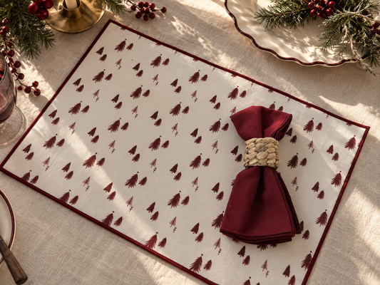 individuales antimanchas navidad