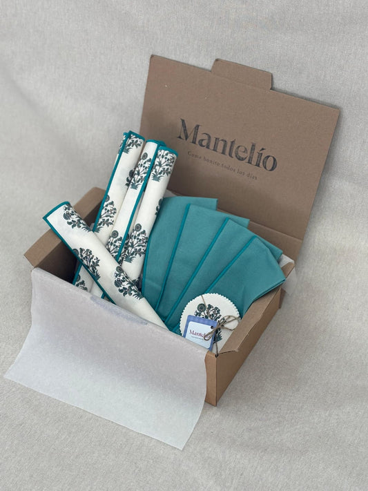 Pack para regalar mantel y servilleta