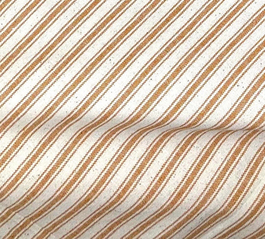 TELA RAYAS MOSTAZA RESINADA