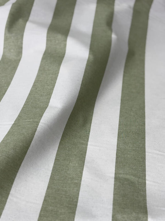 TELA RAYAS VERDE RESINADA