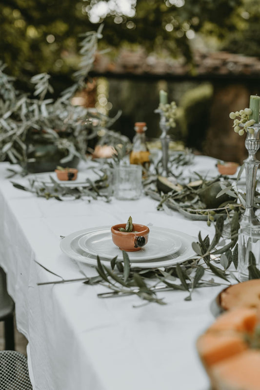 MANTEL ALGODÓN BLANCO ROTO