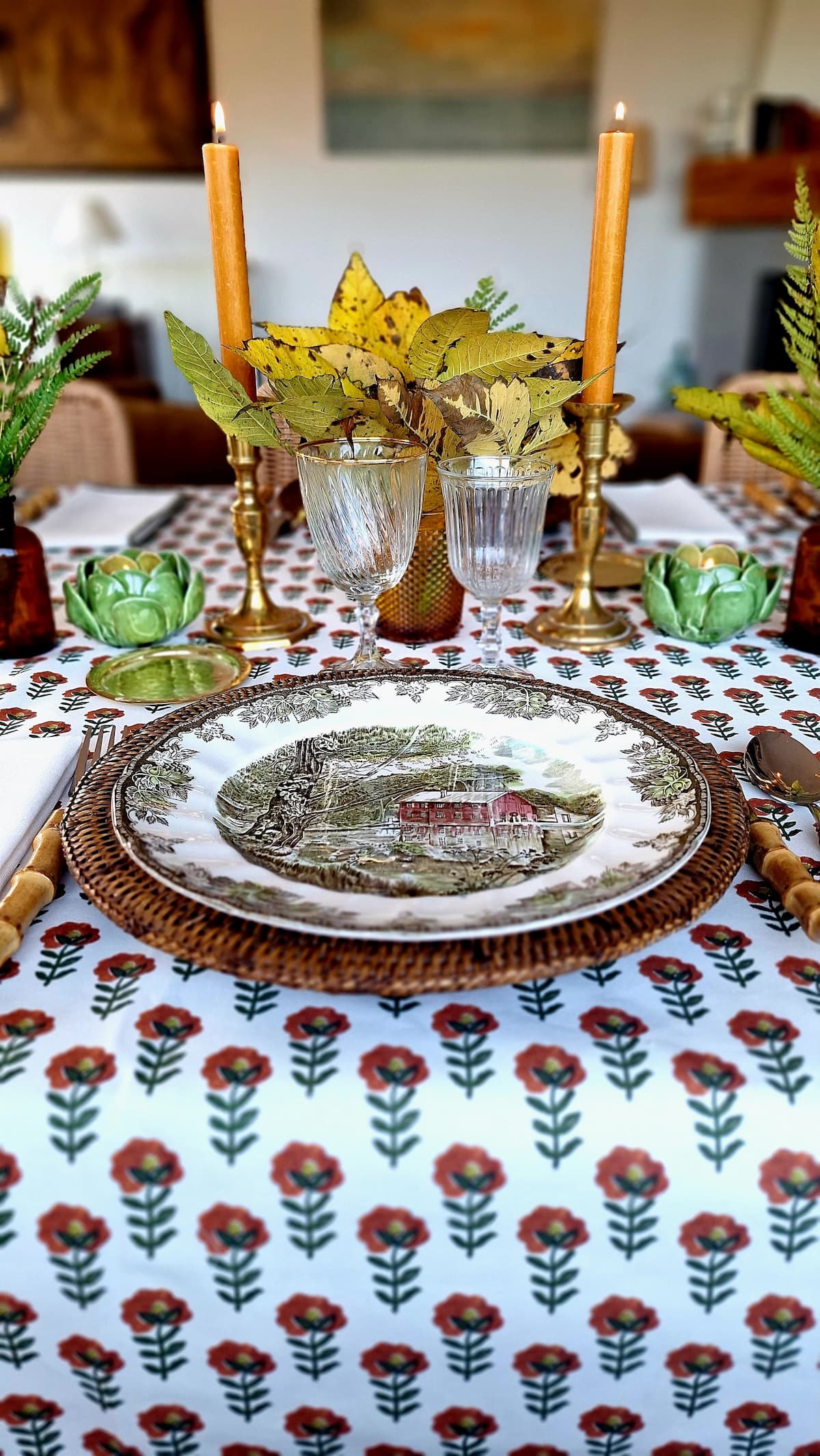 Tela Cazorla mantel a medida