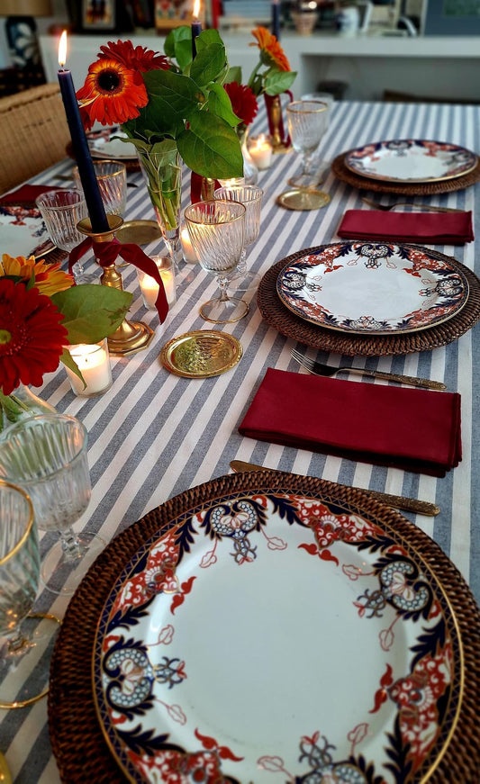 mantel a medida rayas